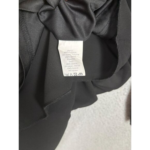 Grace Karin Women's Black Chiffon Shift Dress Size Large Black New Without Tag's - Picture 7 of 8